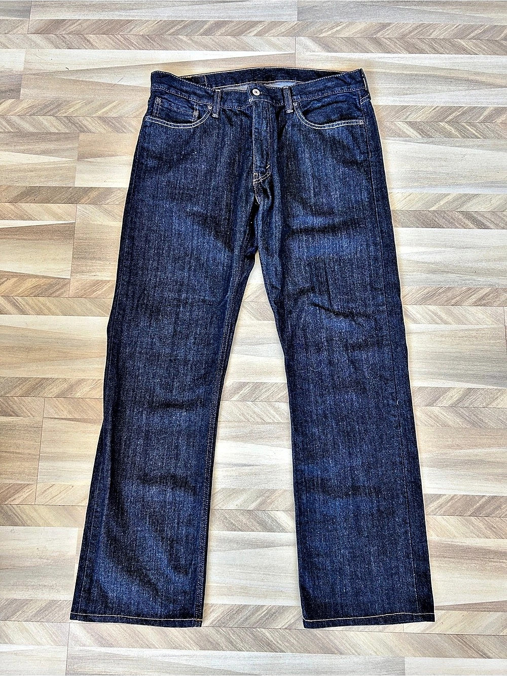 Levi's 514 Straight Fit Jeans Waist 36 Dark Blue